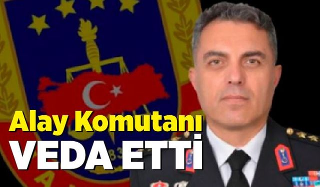 Alay Komutanı Kıdemli  Albay Cezmi Yalınkılıç Zonguldak'a veda etti