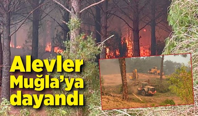 Alevler Muğla’ya dayandı