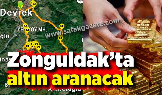 Zonguldak’ta altın aranacak