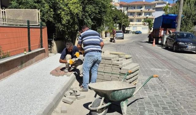 Bartın'da yol yapım çalışmaları sürüyor