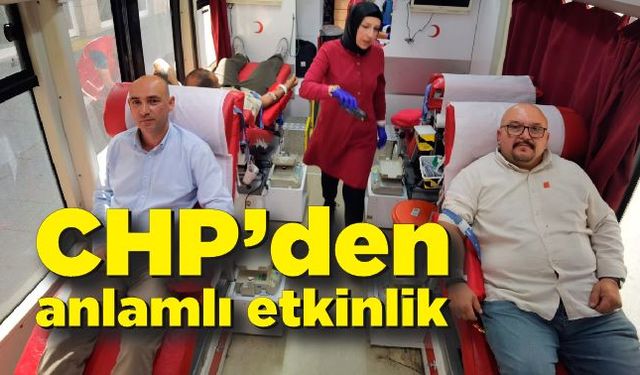 CHP'den anlamlı etkinlik