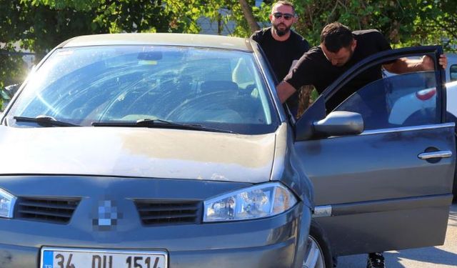 Tartıştığı kişinin arabasını aldı, Antalya'ya getirip park etti