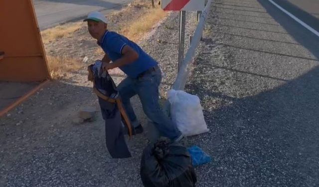 Drondan kaçan şahsın tepkileri görenleri güldürdü