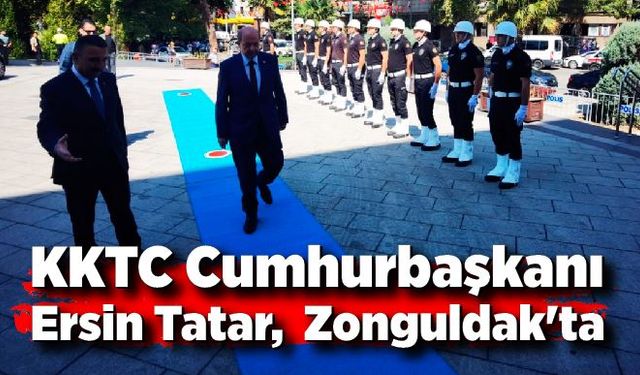 KKTC Cumhurbaşkanı Ersin Tatar,  Zonguldak'ta