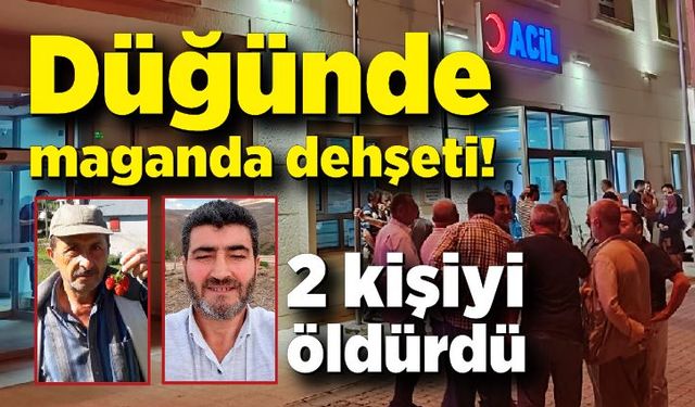 Düğünde havaya açılan ateş can aldı