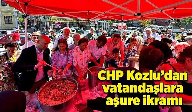 CHP Kozlu’dan vatandaşlara aşure ikramı