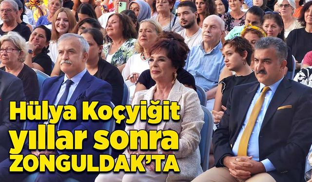 Hülya Koçyiğit, "Yeşilçam Film Günleri" İçin Zonguldak'ta