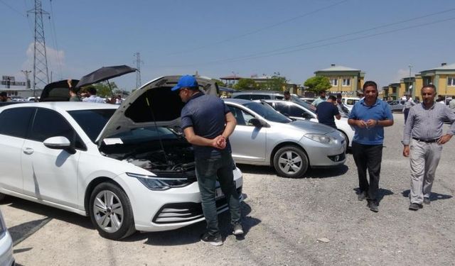 İkinci el araca bakan çok alan yok