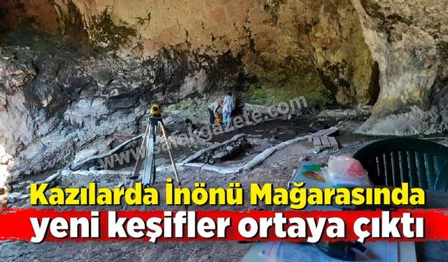 ZBEÜ destek veriyor; Kazılarda İnönü Mağarasında yeni keşifler ortaya çıktı