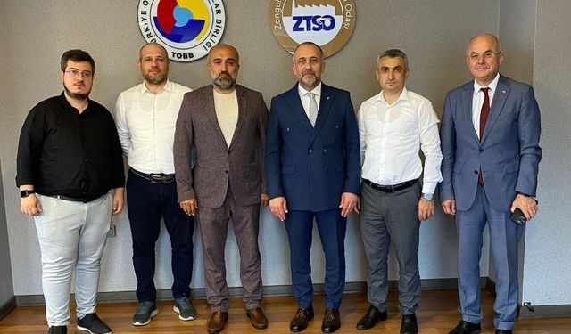 Karabük Üniversitesi Demir Çelik Enstitüsü Müdürü TSO’yu ziyaret etti