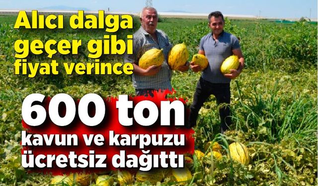 1.5 milyon lira masraf etti, alıcılar 300 bin lira verince vatandaşa dağıttı