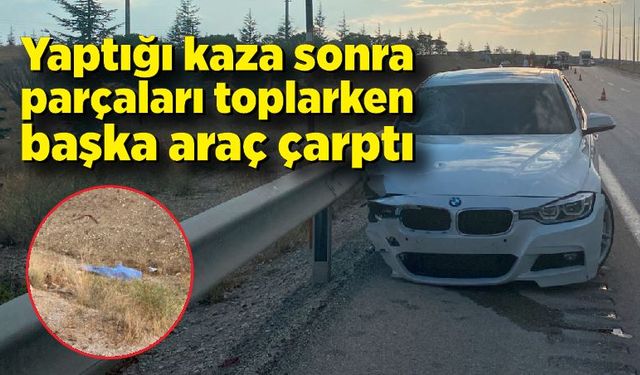 Kazalı otomobilini çekiciye yüklerken başka bir otomobilin çarpması sonucu öldü