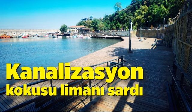 Vatandaş tepkili; Liman içine akan kanalizasyon kötü kokuya neden oluyor