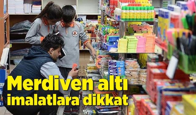 Merdiven altı imalatlara dikkat