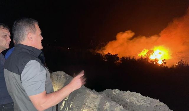 Milas'taki yangın ilerliyor, bir mahalle boşaltılacak