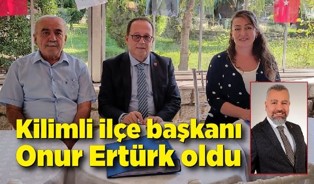 Zafer Partisi Kilimli İlçe  başkanı Onur Ertürk oldu