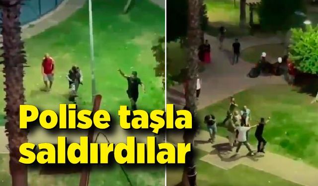 Kimlik soran polise taşla saldıran 5 şüpheli tutuklandı