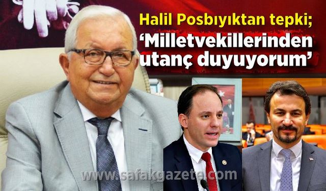 Halil Posbıyık: ‘Ereğli’nin gençlerine sahip çıkmayan milletvekillerinden utanç duyuyorum’