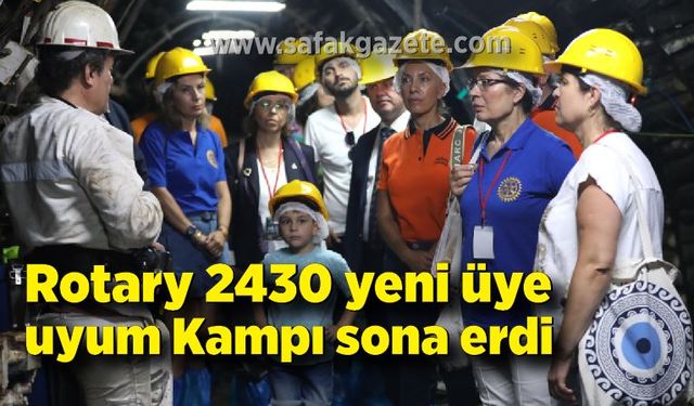 Rotary 2430 Yeni Üye Uyum Kampı sona erdi