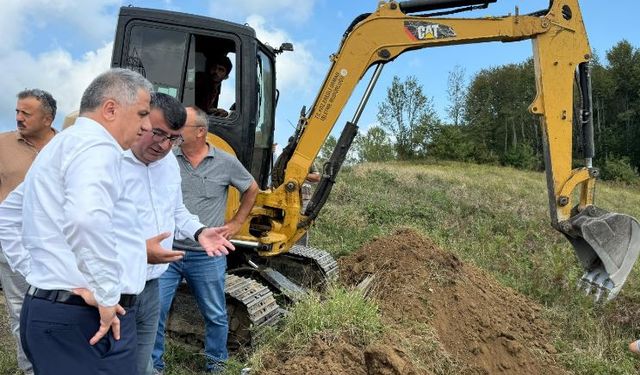 Milletvekili Bozkurt, Karma Organize Sanayi Bölgesi ilan edilen bölgeleri inceledi