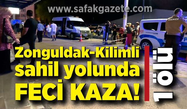 Zonguldak-Kilimli yolu üzerinde feci kaza! 1 ölü