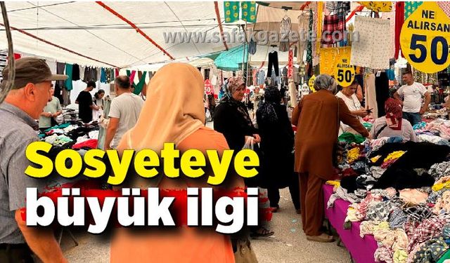 Sosyeteye büyük ilgi