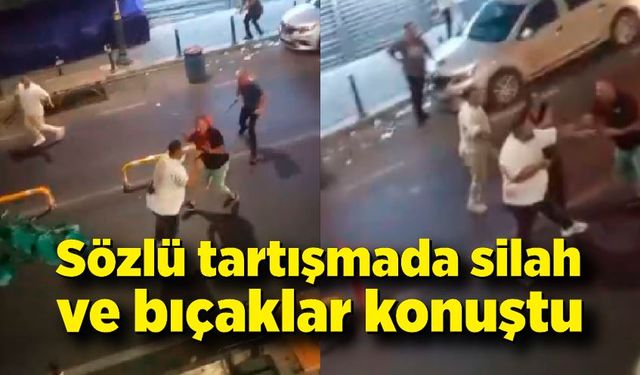 Sokak ortasında sözlü tartıştığı kişiyi silahla yaraladı