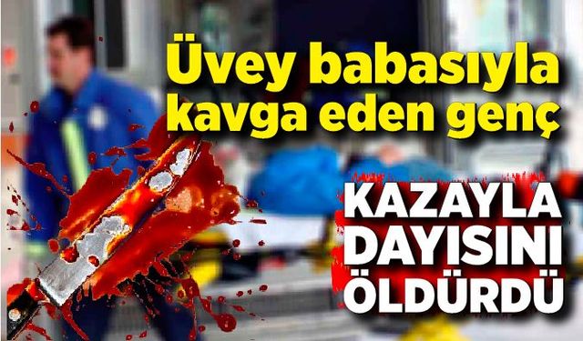 Kavgayı ayırmaya çalışan dayısını kazara bıçaklayarak öldürdü