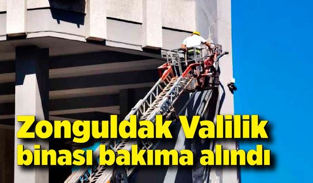 Zonguldak Valilik binası bakıma alındı