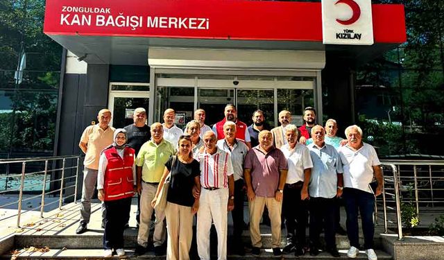 Zonguldak Kızılay merkez muhtarlarıyla buluştu