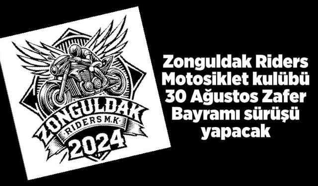 Zonguldak Riders Motosiklet Kulübünden 30 Ağustos Zafer Bayramı sürüşü