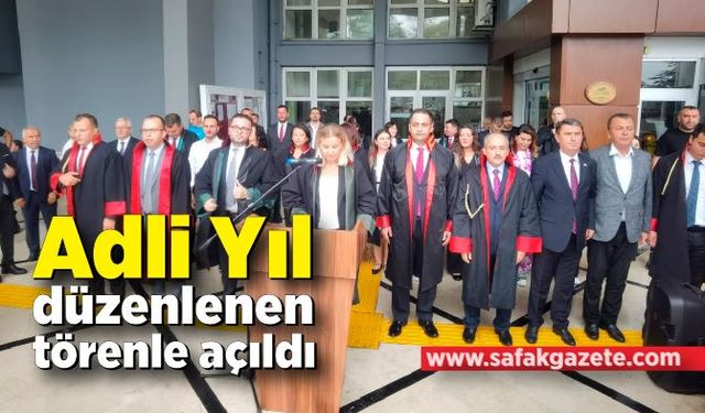 Adli Yıl törenle açıldı