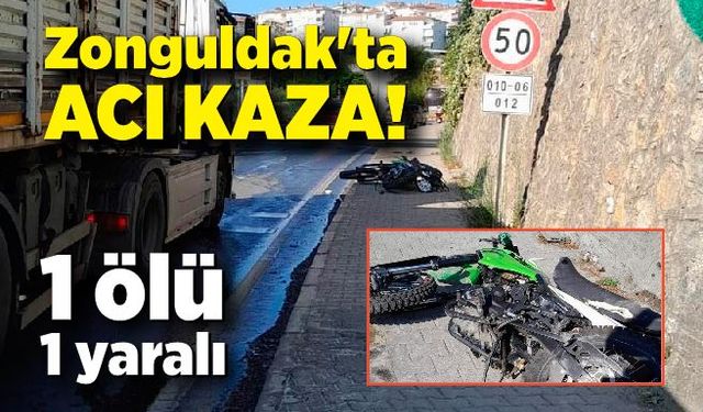 Zonguldak'ta acı kaza! 1 ölü, 1 yaralı