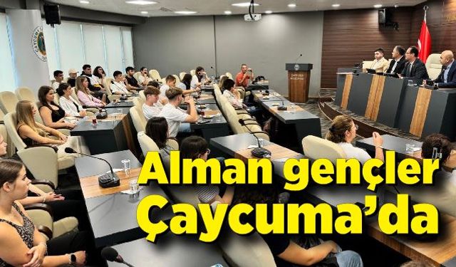 Alman gençler Çaycuma’da