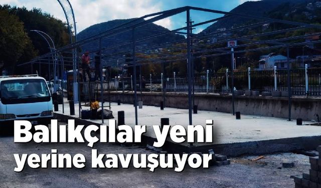 Balıkçılar yeni yerine kavuşuyor