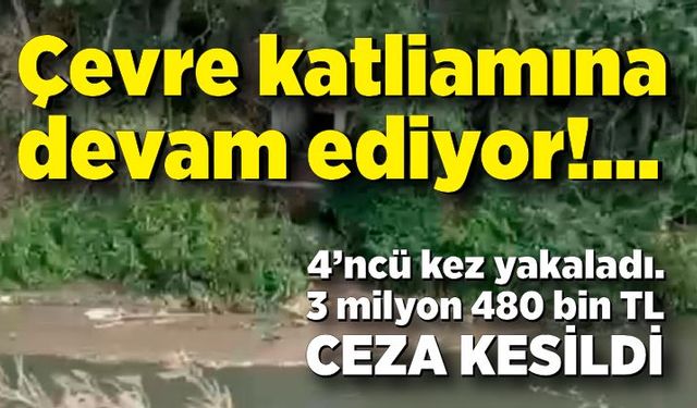 Beypiliç çevre katliamına devam ediyor: 4’üncü kez ceza yediler