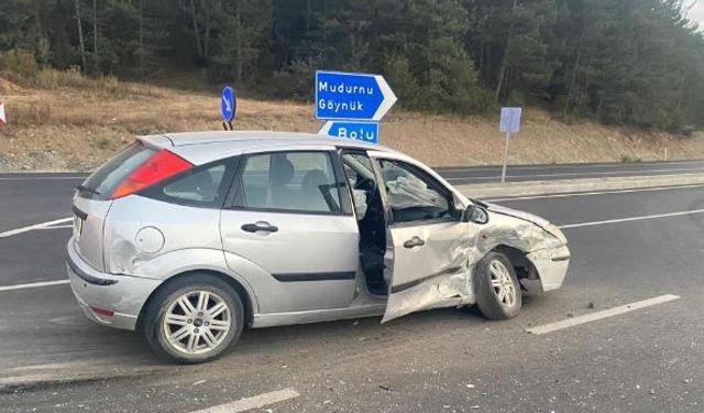 Bolu'da trafik kazası: 3 yaralı