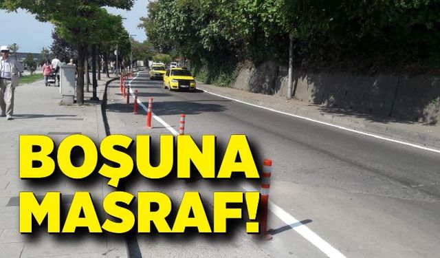 Boşuna masraf!