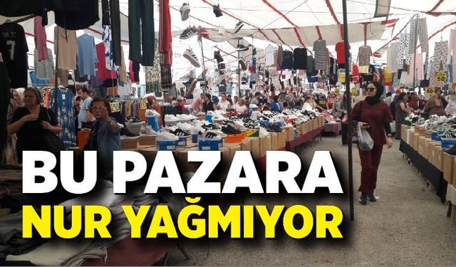 Bu pazara nur yağmıyor