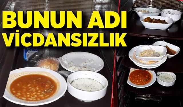 Bunun adı vicdansızlık! Millet açlıktan kırılırken bazı hasta yakınları yemekleri çöpe atıyor