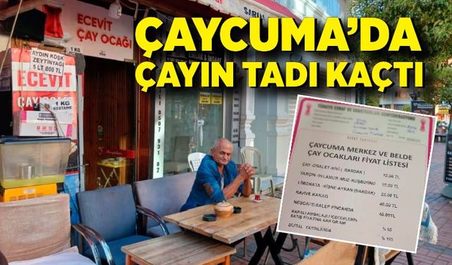 Çaycuma'da çaya 'demli zam'