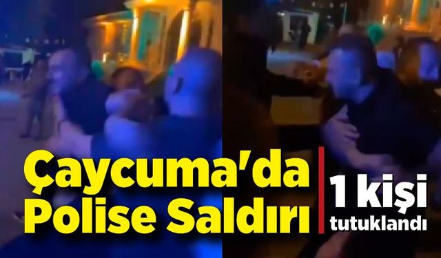 Çaycuma'da Polise Saldırı Olayında Flaş Gelişme! 1 Tutuklama