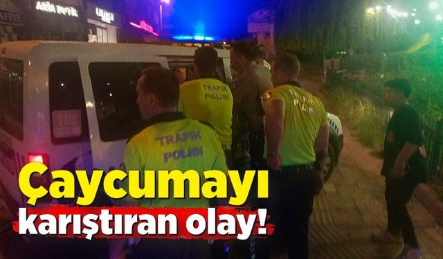 Çaycumayı karıştıran olay! Dur ihtarına uymayan sürücü polisten kaçtı