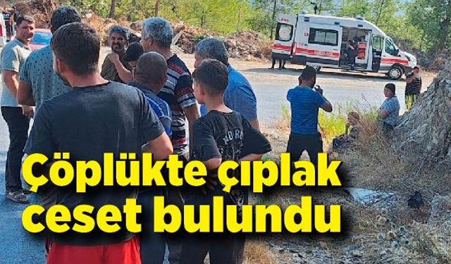 Çöplükte çıplak ceset bulundu