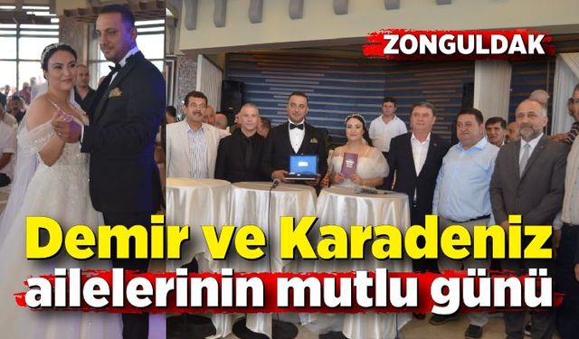 Demir ve Karadeniz ailelerinin mutlu günü