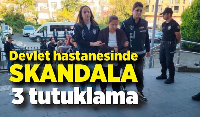 Zonguldak'ta 129 kişiye usulsüz rapor düzenlediği iddia edilen 3 kişi tutuklandı