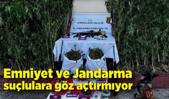 Emniyet ve Jandarma suçlulara göz açtırmıyor