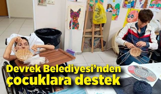 Devrek Belediyesi’nden çocuklara destek