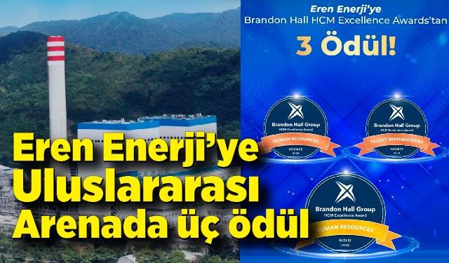 Eren Enerji’ye Uluslararası Arenada üç ödül