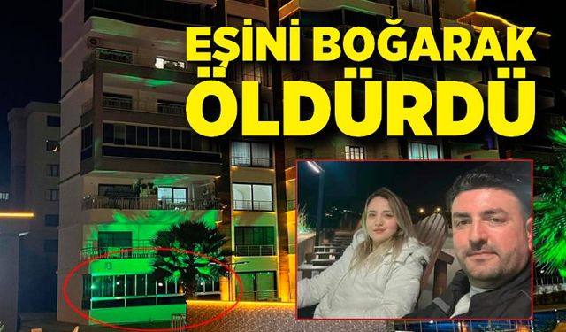 Boşanma aşamasındaki eşini boğarak öldürdü